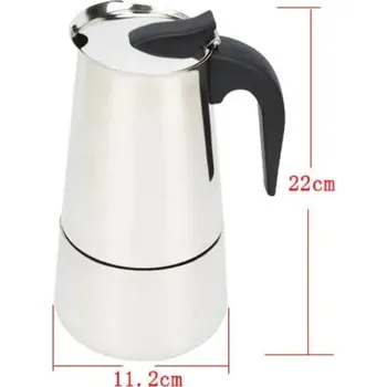 Moka konvice Moka konvička na sporák pro espresso | moka konvička, kávovar - 9 POHÁRŮ