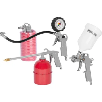 Kompresor Sada na kompresor Airtool W-2005A1, 5 dílná, stříkací/ofukovací/nafukovací/rozprašovací/hadice