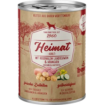 Krmivo pro psa Bosch Heimat Adult regionální venkovské vepřové 12 × 400 g