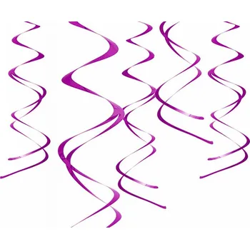 Závěsné spirály - fialové