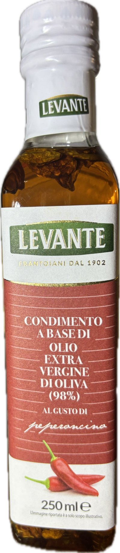 LEVANTE - extra panenský olivový olej s chilli 250 ml