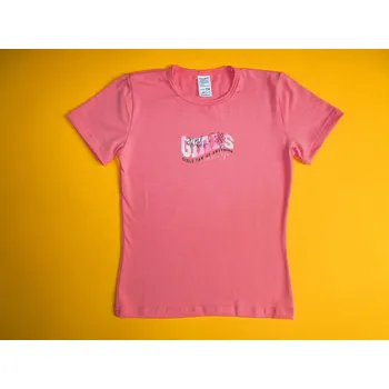 Dívčí tričko Arex, ČR Dívčí tričko krátký rukáv Girls Barva: starorůžová, Velikost: 134