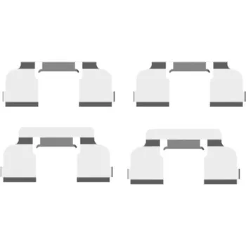 Přislušenství brzdového systému Sada příslušenství obložení kotoučové brzdy TEXTAR 82508200