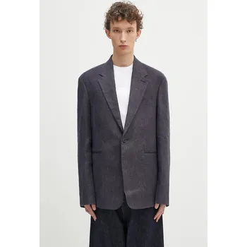 Dámské sako Plátěné sako Our Legacy Unconstructed Shinjuku Blazer, 52, fialová, 45X