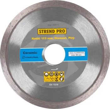 Řezný kotouč Kotouč Strend Pro 521B, 115 mm, diamantový, plný
