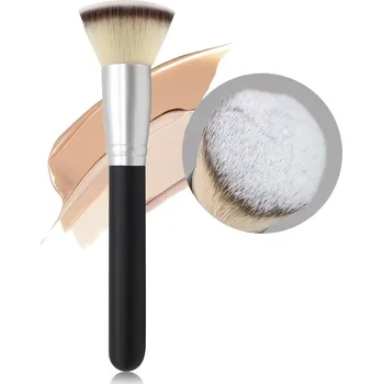 Kosmetický štětec Černý štětec na make up s hustými vlákny | štětec na makeup, kosmetický štětec - A