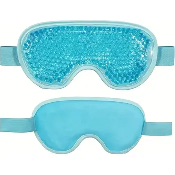 Pleťová maska Gelová chladivá maska na oči pro kruhy a relaxaci | oční maska, gelový obklad - Modrý