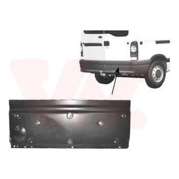 Dveře karosérie Zadní dveře VAN WEZEL 4387150