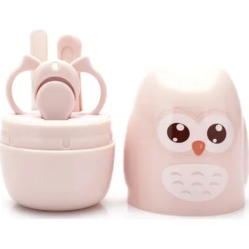 Roztomilá sada bezpečné péče o dětské nehty | dětská manikúra, sada na nehty - Růžový