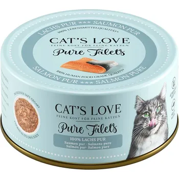 Krmivo pro kočku Cat's Love Pure Filets losos 6× 100 g