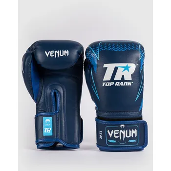 Boxerské rukavice Profi boxerské rukavice Venum x Top Rank Original Hammer - Navy Blue Velikost: 16oz
