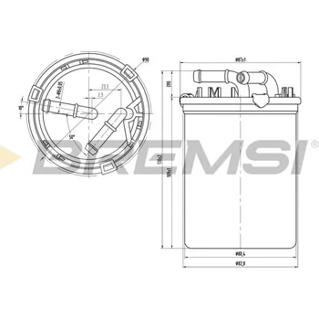Palivový filtr Palivový filtr BREMSI FE0043