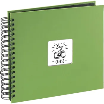 Fotoalbum Hama album klasické spirálové FINE ART 28x24 cm, 50 stran, jablečná zeleň 94875