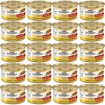 Krmivo pro kočku Purina Gourmet Gold kuře/játra v omáčce 72x85g
