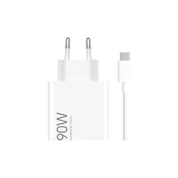 Xiaomi MDY-15-EK USB-A 90W Cestovní Nabíječka + USB-C 6A Datový Kabel White