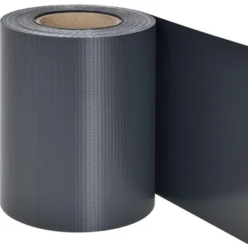 Příslušenství pro plot Páska Strend Pro EUROSTANDARD, 190 mm, L-35 m, tieniaca, antracit, krycia, na plotové panely, s 20 klipsami, 450g/m2, PVC, RAL7016