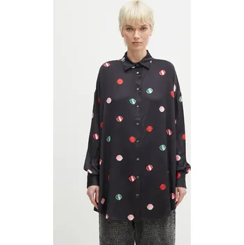 Dámská košile Košile Fiorucci Lollipop Print, 38, černá, 99X