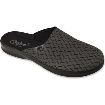 Pánské pantofle BEFADO 548M044 pánské pantofle LEON ZŠ šedé 47 548M044_47