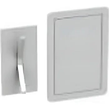 Komín Dvířka s uzávěrem kondenzátu - bílá Almeva SIB , 410 x 280 mm