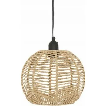 Atmosphera Závěsná lampa Závěsná lampa CAREN s proutěným stínidlem, O 24 cm