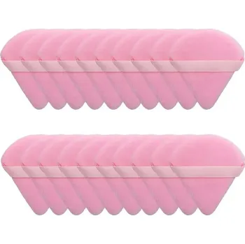 Make-up Sada makeup houbiček pro snadné nanášení make-upu | kosmetická pomůcka, aplikační houbička - 10 ks růžové