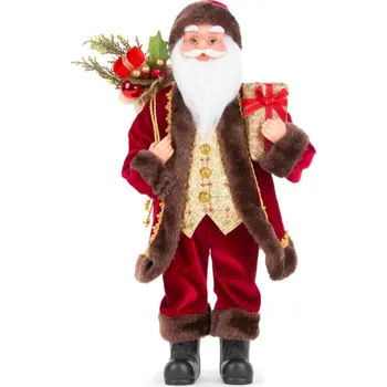 Vánoční dekorace Dekorace MagicHome Vánoce, Santa s dárky, 60 cm