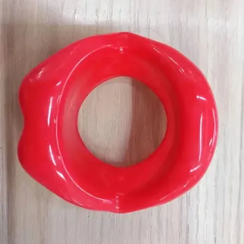 Korektor Silikonový korektor rtů pro domácí péči | zkrášlovací pomůcka, trenažér úst - Červený