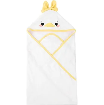 Teplá fleecová zavinovačka s kapucí pro miminka | dětská osuška, kojenecký župan - 6