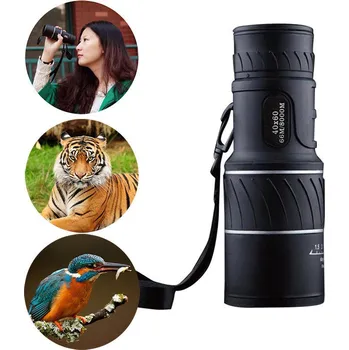 Dalekohled DALEKOHLED (MONOCULAR) 40x60 ZOOM cestovní jednooký dalekohled Černá