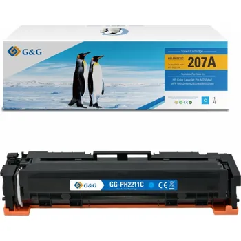 G&G Toner Toner kompatibilní s HP W2211A, NT-PH2211C, HP 207A, azurová, 1250 s