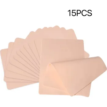 Make-up 3/5/10 kusů tenké tréninkové kůže pro tetování | umělá kůže, tetovací pomůcka - 15 ks