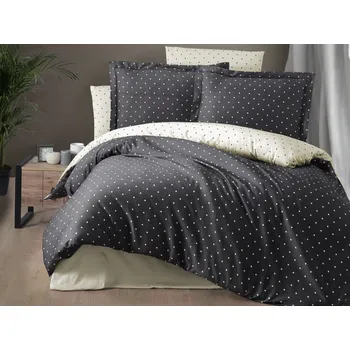 Povlečení Saténový povlak na polštář Serena antracit