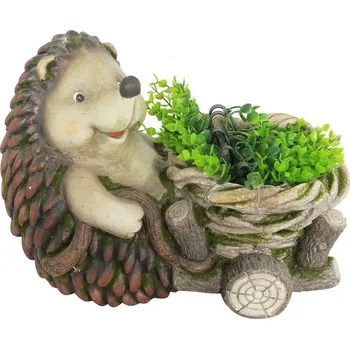 Zahrada Dekorace MagicHome Gecco, Ježek, sedící, magnesia, 38x21x28 cm