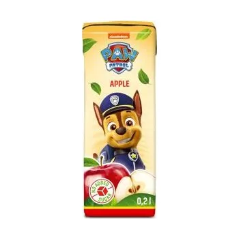 Pitíčko PAW PATROL 200 ml jablečné bez přidaného cukru - VÝPRODEJ !!! DMT: 9/2024 - poslední 2 ks (Nektar z koncentrátů a protlaku se sladidlem)