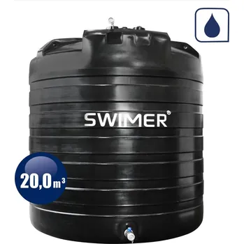 nádrž Nádrž na dešťovou vodu 20000 litrů SWIMER - černá, modrá, zelená