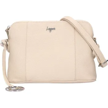Kabelka Dámská kožená kabelka Lagen CARIE krémová