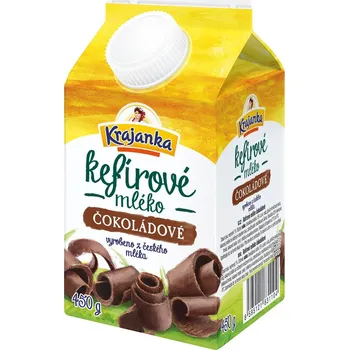 Mléko Krajanka Kefírové mléko 450 g čokoládový 