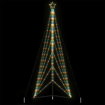 Bytová dekorace vidaXL LED vánoční stromek 861 barevných LED diod 478 cm