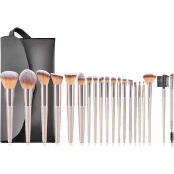 Kosmetický štětec Sada štětců na make up pro ženy | sada štětců, kosmetické štětce - 20 ks s černým sáčkem