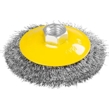 Drátěný kartáč Kartáč Strend Pro CCB-504 100 mm, okružní, miskový, vlnitý, M14x2, drát 0.3 mm