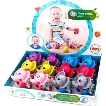 plyšák Słoń nakręcany MIX