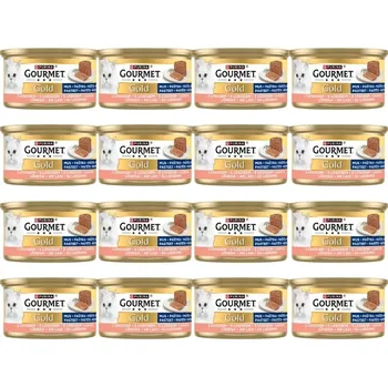 Krmivo pro kočku Purina Gourmet Gold mousse s lososem 48x85g