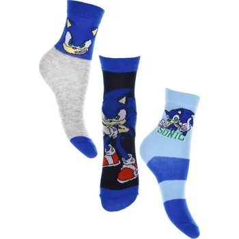 SADA 3 KS PONOŽKY SONIC - velikost 27-30