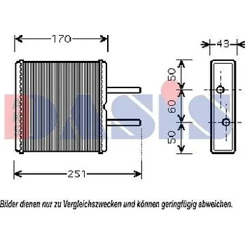 Výměník tepla Výměník tepla, vnitřní vytápění AGB 4105N8A1