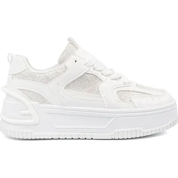 Dámské tenisky Bílé dámské sneakersy s krajkou A-115W/W Velikost: 40
