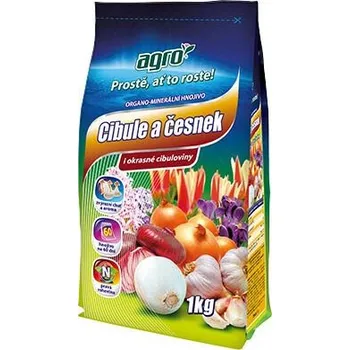 Hnojivo Agro Organo-minerální hnojivo cibule a česnek 1 kg 1000 gram 1060 gram