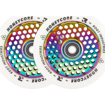 Sport ROOT INDUSTRIES kolečko - Root Honeycore White 110mm 2-pack Pro Scooter Wheels (NEOCHROME)