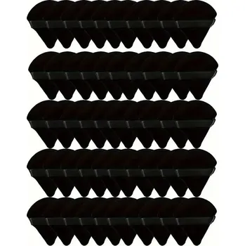 Make-up Sada makeup houbiček pro snadné nanášení make-upu | kosmetická pomůcka, aplikační houbička - 100 ks černého papíru