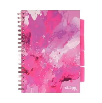 Set školních potřeb Kołozeszyt Pads B5/100K kratka Fusion różowy