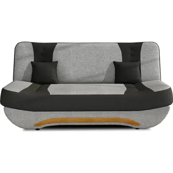 Pohovka Rozkládací pohovka EWA II 189 cm Sawana 21/Sawana 14 šedo-černá